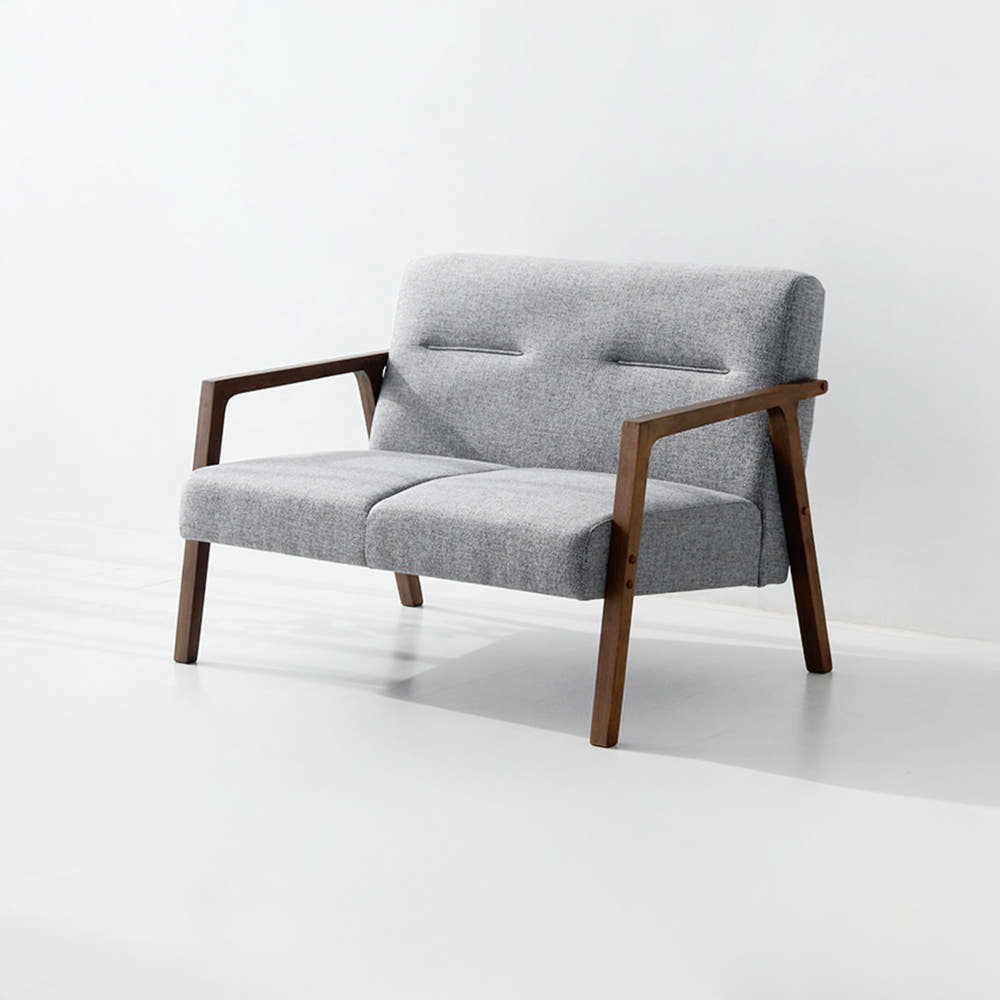 COOKY 패브릭 소파 2인 그레이 8399.0951, 2인용