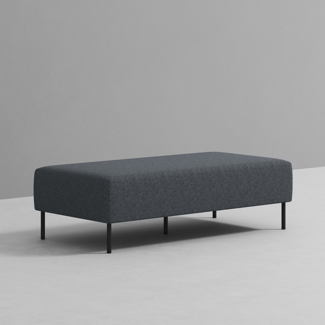 S01 소파 스툴미포함, 다크그레이, 2인용