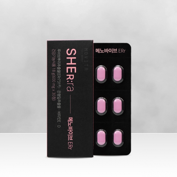 모비타 쉬라 메노바이브 ERr 루바브 뿌리 추출물 여성 갱년기 1개월