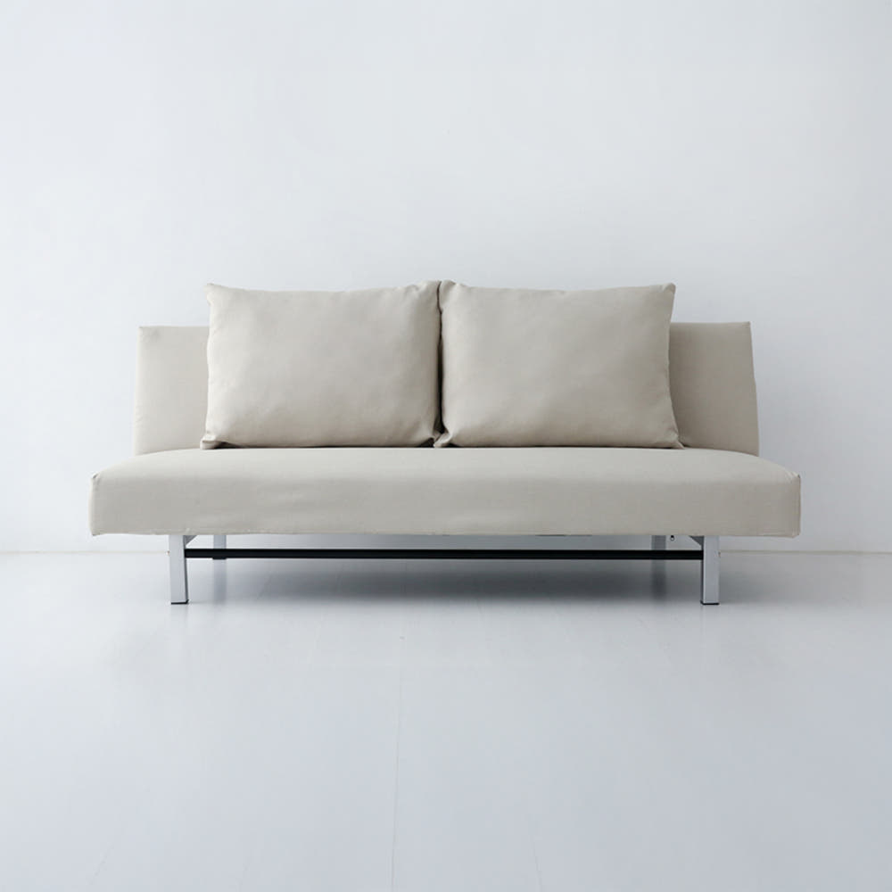 BONESEN 3인 소파베드 스툴미포함, 다크베이지 6139.4702, 3인용