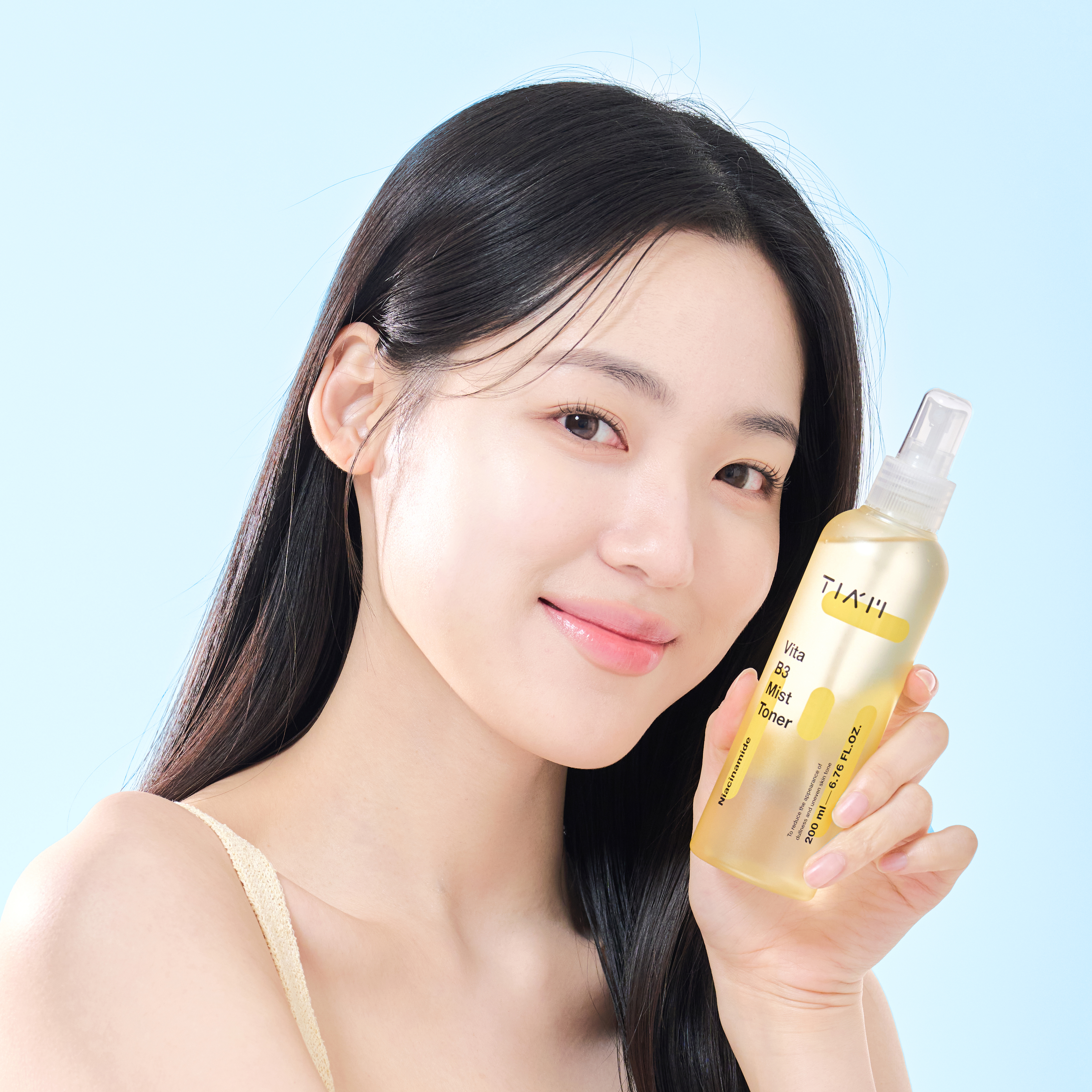 티암 비타민B3 미스트 토너 200ml / 자극없는 비타민 미백 잡티 흔적 개선 대용량토너 - 상세 이미지 2