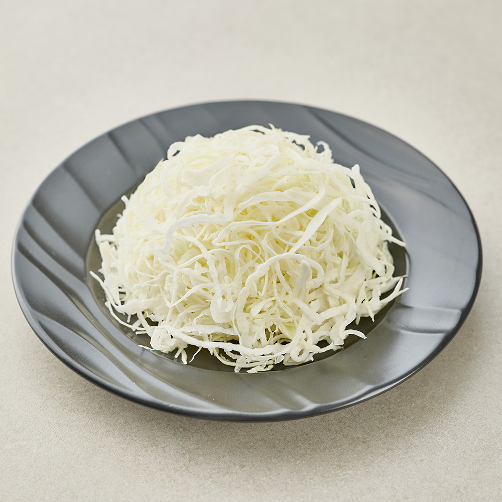 베이직온 국산 눈꽃 양배추채 탄산세척 진공포장 1kg, 1개 이미지 1