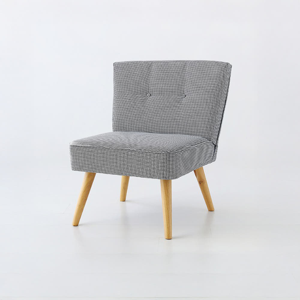 DEMIL 1인소파 윈드밀패턴 스툴미포함, 다크그레이 0403.4793, 1인용