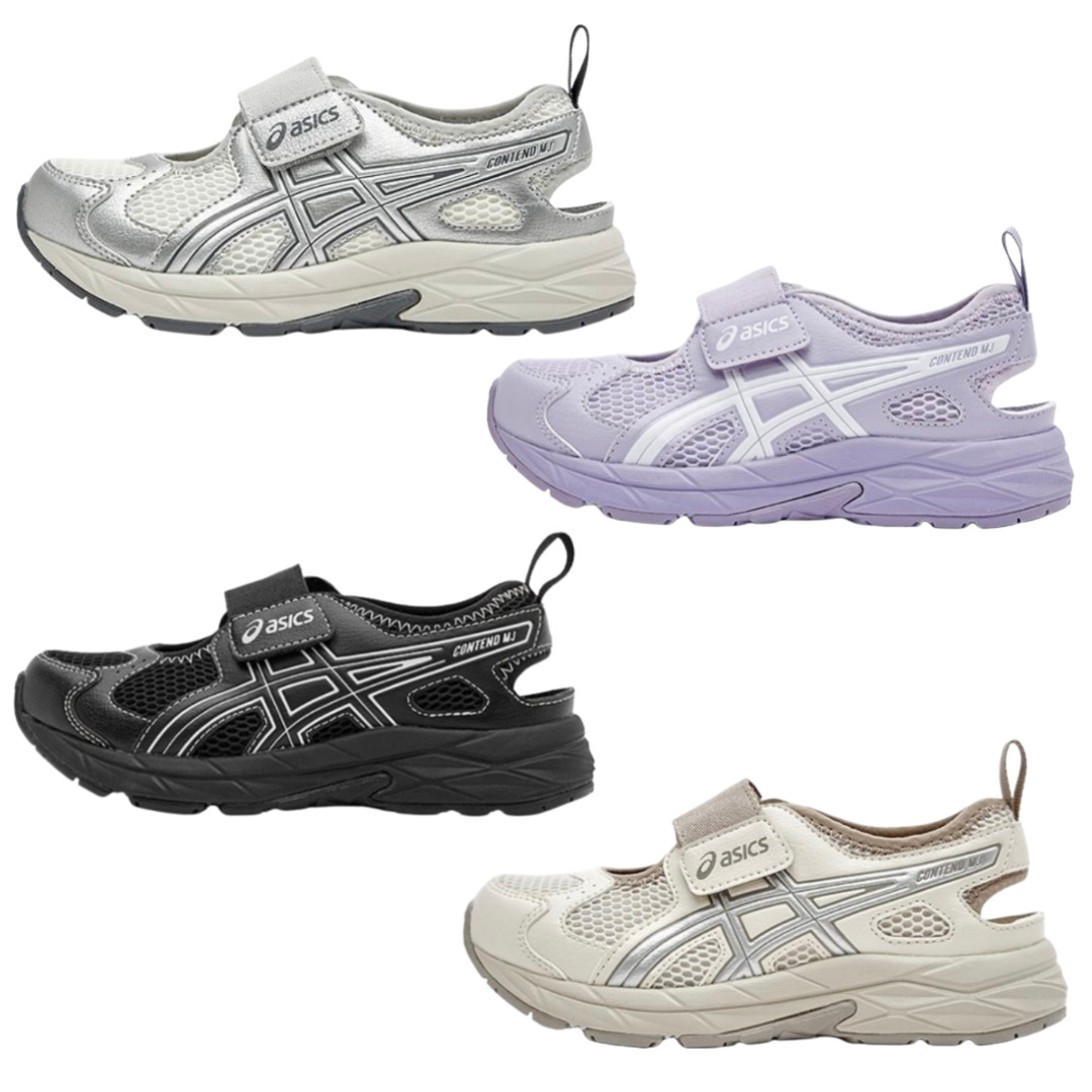 아식스 컨텐드 MJ 샌들 PS 블랙 실버 베이지 퍼플 여름 한정판 데일리슈즈 운동화