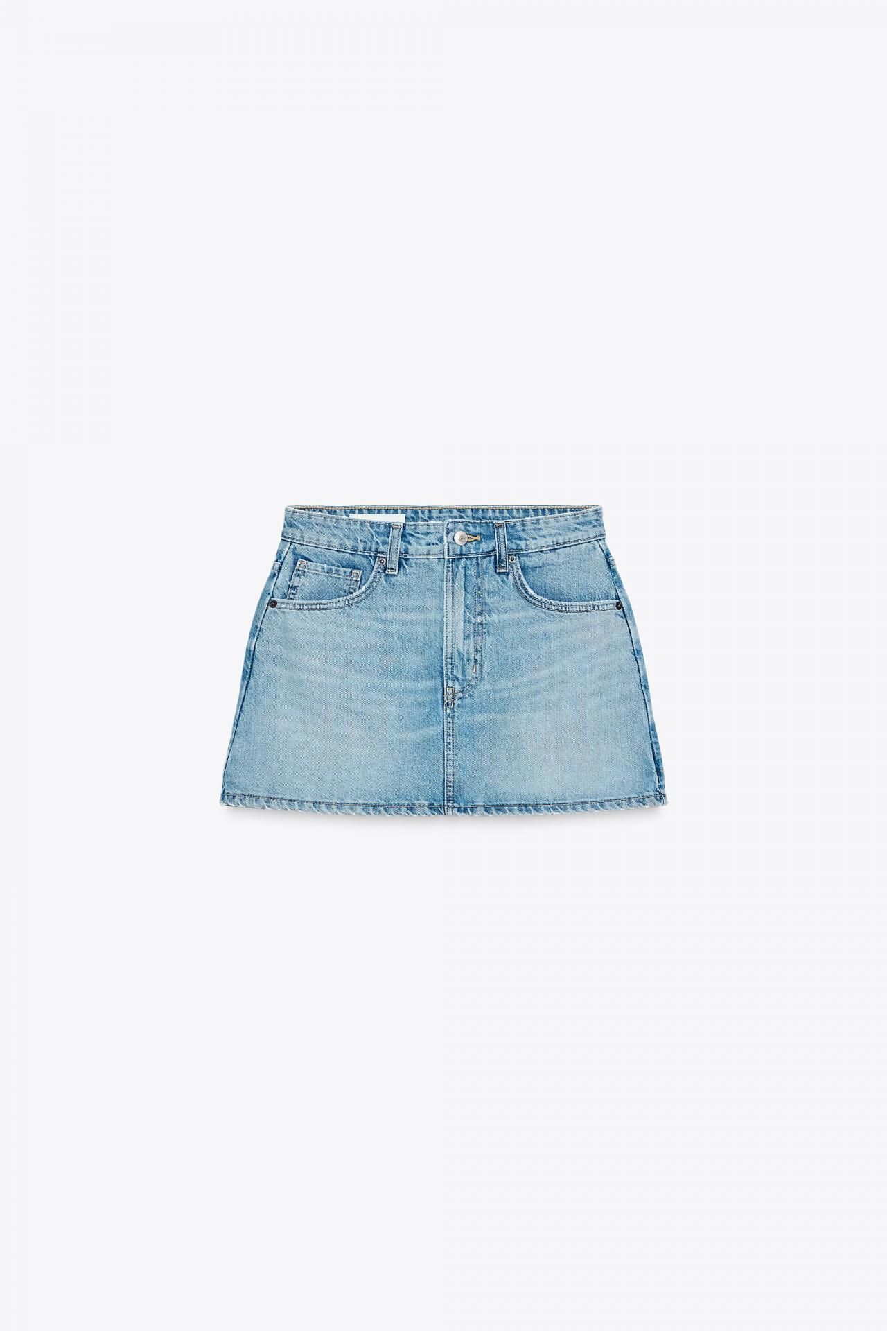 자라 데님 스커트 팬츠 8727/106 BLUE