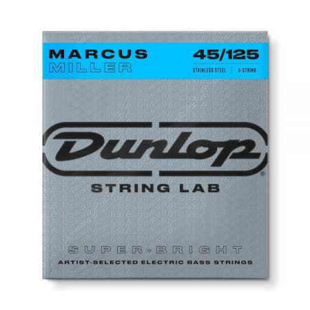 Jim Dunlop [해외]Dunlop DBMMS45125 마커스 밀러 슈퍼 브라이트 베이스 스트링, 미디엄 5스트링, 0.045~0.125, 5스트링/세트