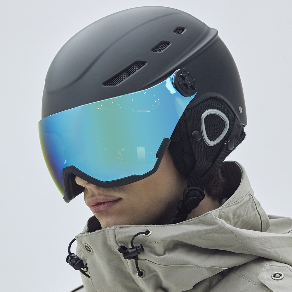 톰디어 고글 탈부착 스노우 보드 스키 헬멧