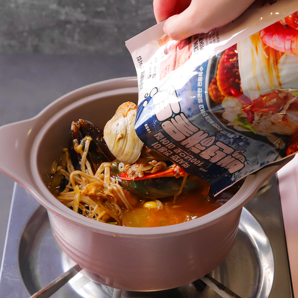 손질완료 푸짐 해물탕 2인분 850g 백년가게 - 상세 이미지 3