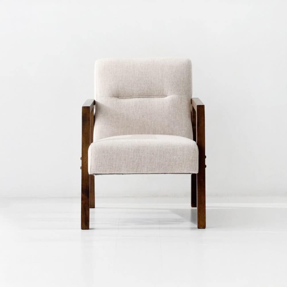 COOKY 패브릭 소파 1인 베이지 6747.2858, 1인용