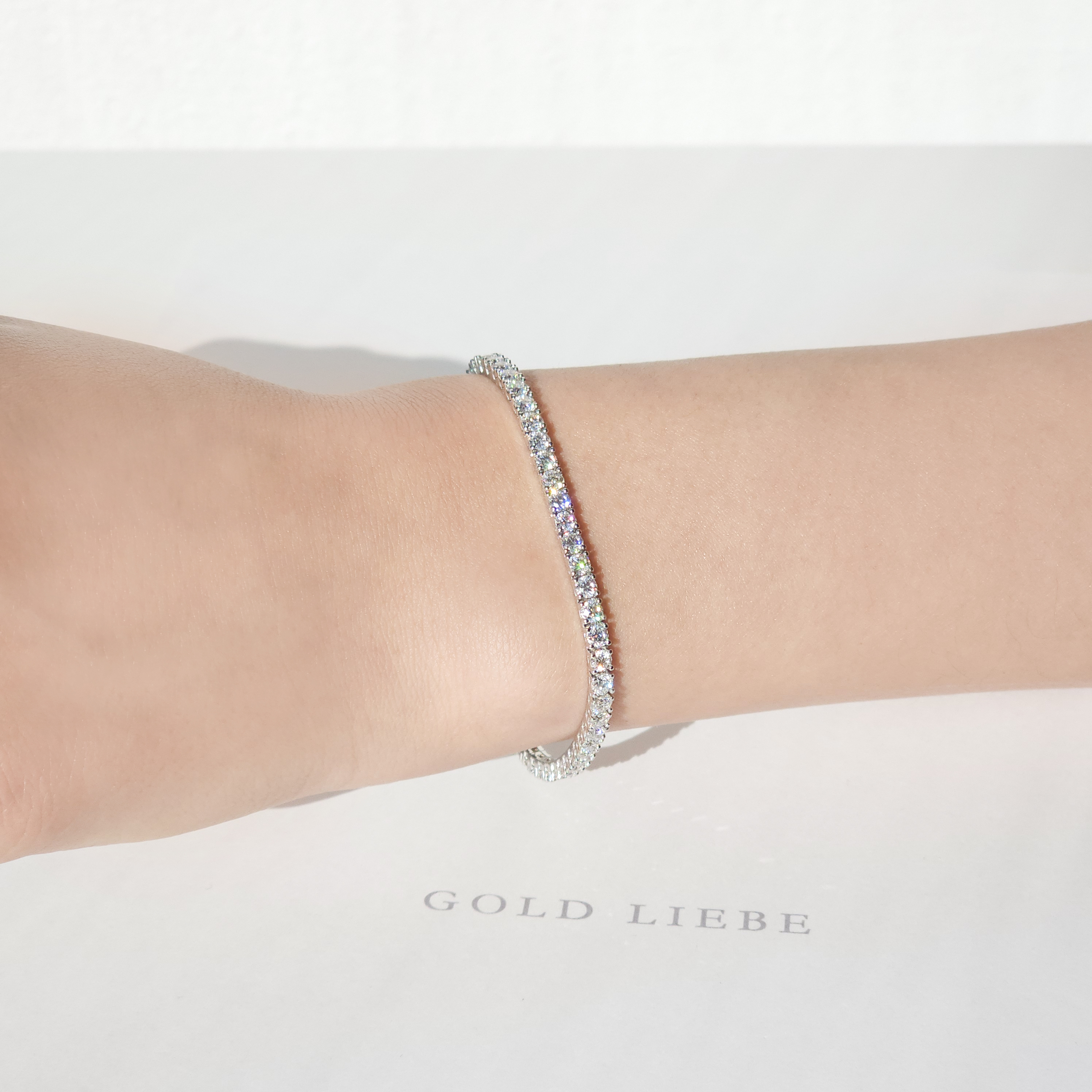 랩다이아 테니스팔찌 1부 고퀄리티 랩다이아몬드 14k 18k - 상세 이미지 2