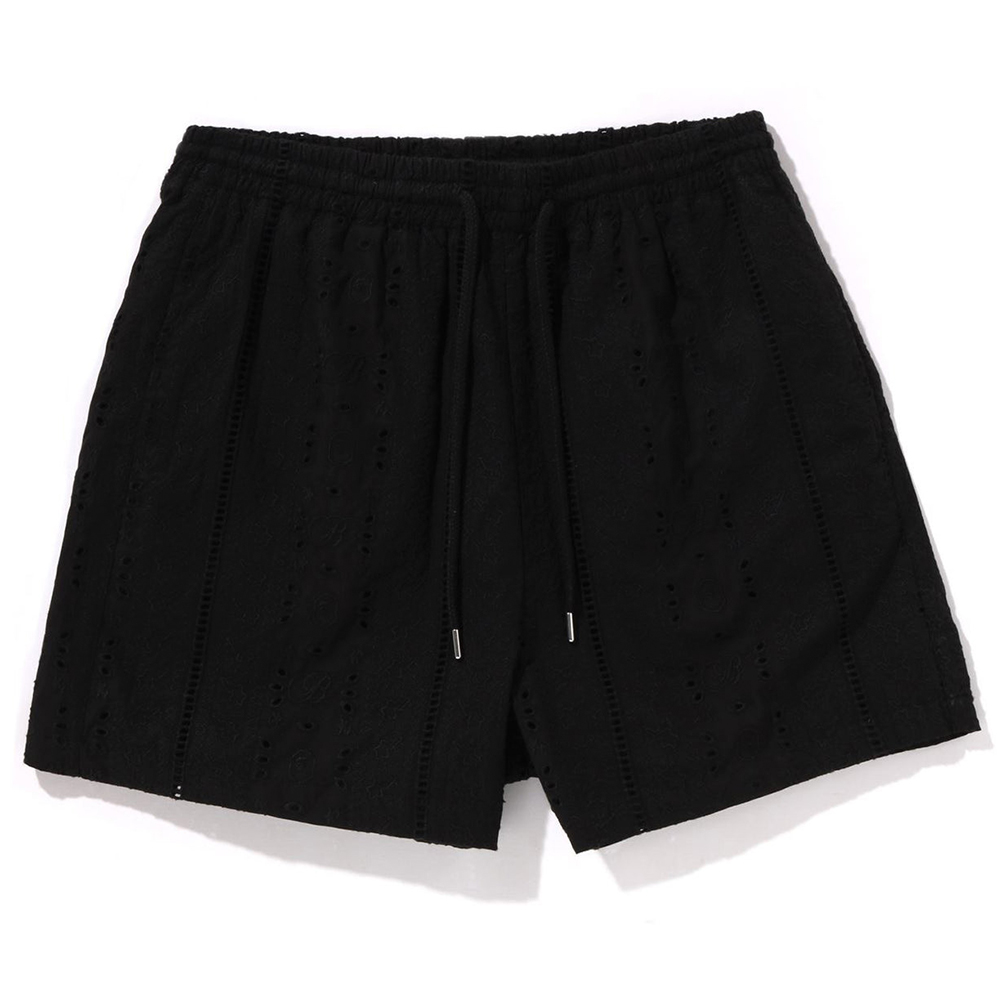 베이프 바지 EMBROIDERY RELAXED FIT SHORTS 1L30-153-307 - 상품 이미지