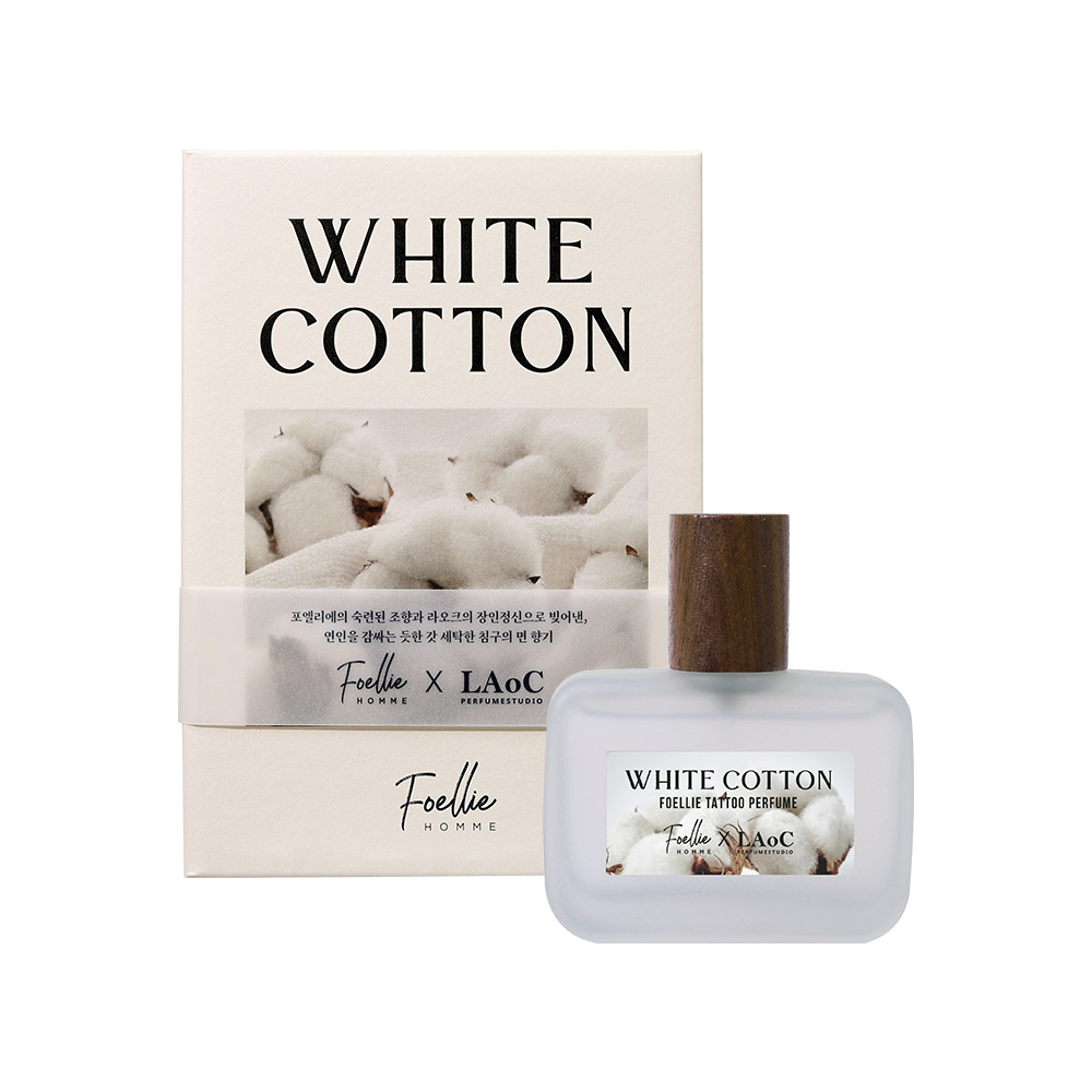 성수 라오크x포엘리에 화이트 코튼 타투 퍼퓸 45ml - 상세 이미지 3