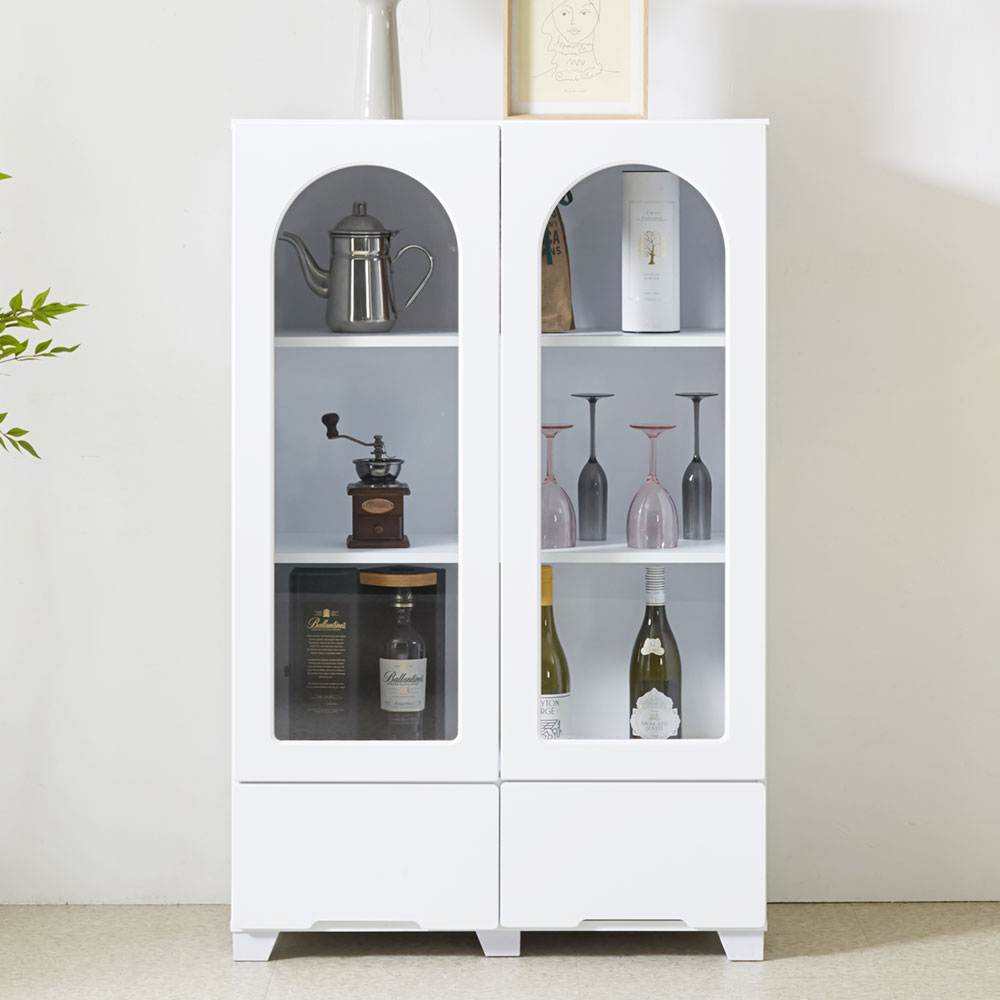 마롱 화이트 800 피규어 건담 양주 레고장 3단 위스키 술 장식장