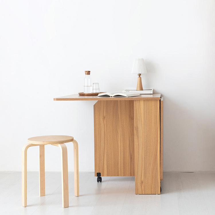 OLVIA 접이식테이블 1400mm, 라이트브라운 6566.5891