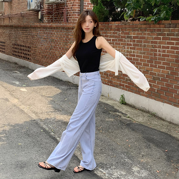 로네아 라운드넥 린넨 썸머 니트 가디건 cd3392