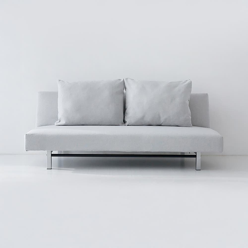 BONESEN 3인 소파베드 스툴미포함, 라이트그레이 5079.4692, 3인용