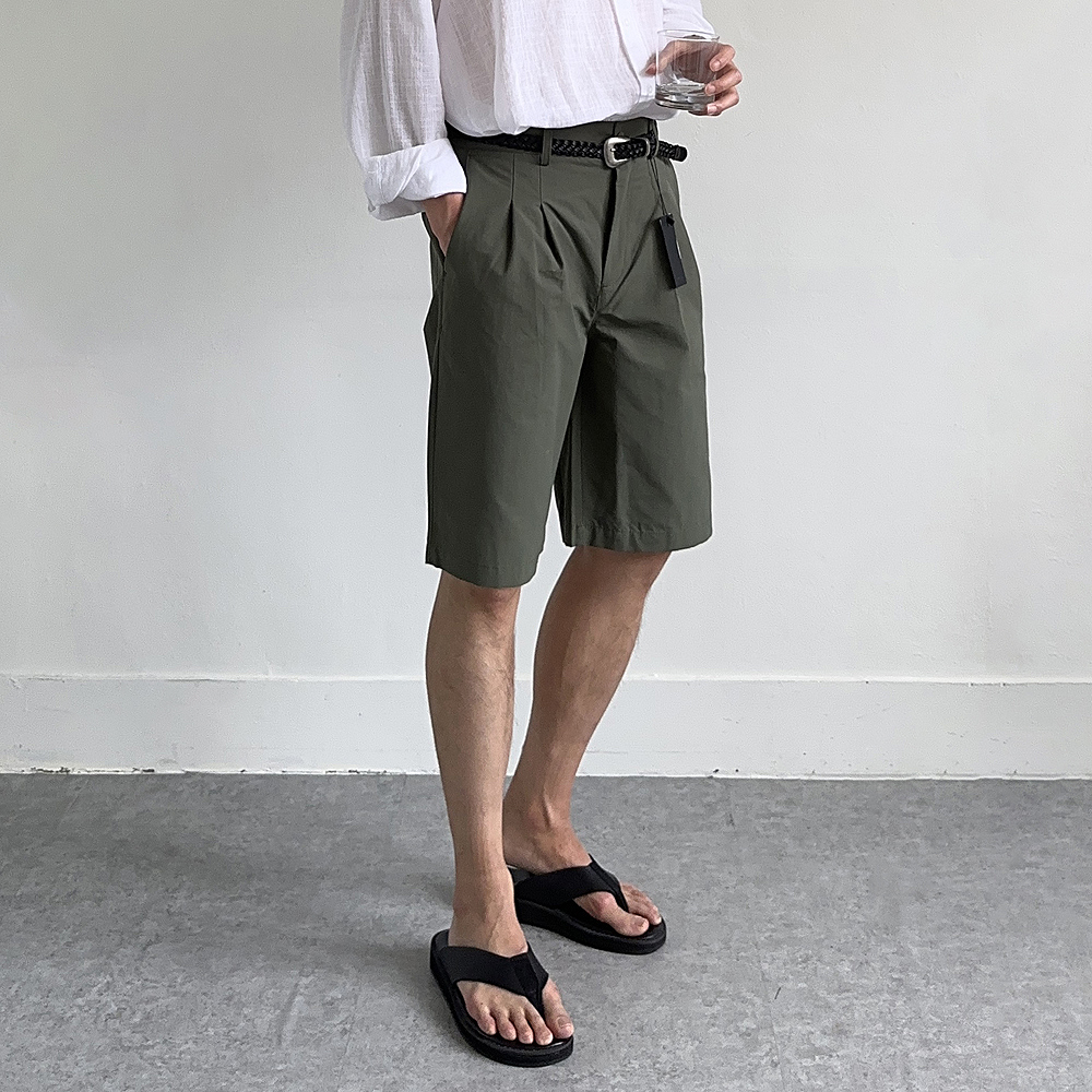 남자 반바지 면 버뮤다 반바지 밴딩 나일론 남자여름바지 - 상품 이미지