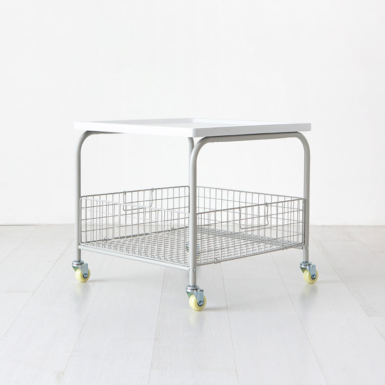 POTAB 이동식 사이드테이블 5353 N형 화이트 3544.9289