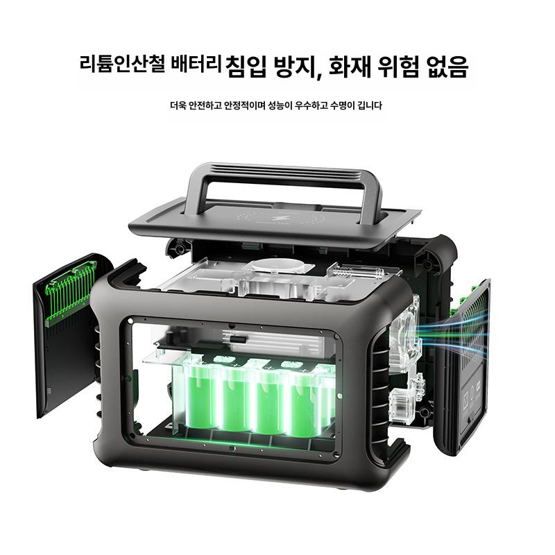 ALLPOWERS 600W 차량용 전원 600w 파워 비상용 모바일 고출력 캠핑용 유럽규격 220V - 상세 이미지 5