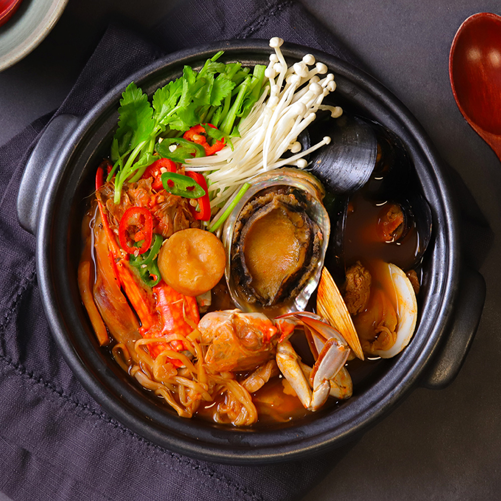 손질완료 푸짐 해물탕 2인분 850g 백년가게 - 상품 이미지