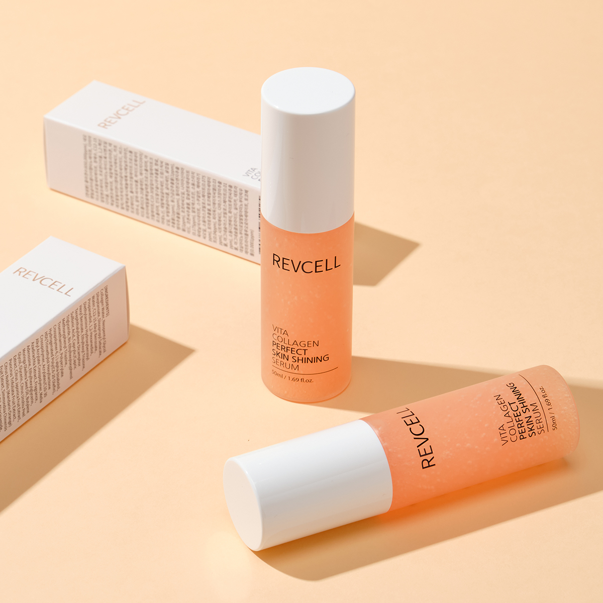 리브이셀 비타 콜라겐 퍼펙트 스킨 샤이닝 세럼 (50ml) 미백 탄력 주름 - 상세 이미지 3