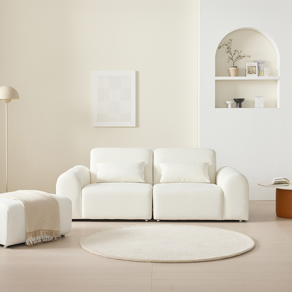 듀이 아트 3인용 쇼파 프리미엄 갤럭시 패브릭 모듈 소파 CL526