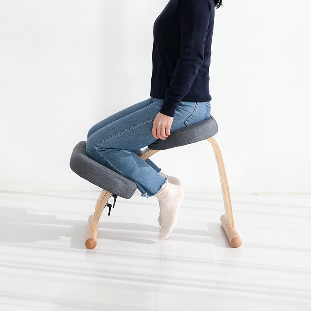 자세교정 바론 무릎의자 웜그레이 0947.5890