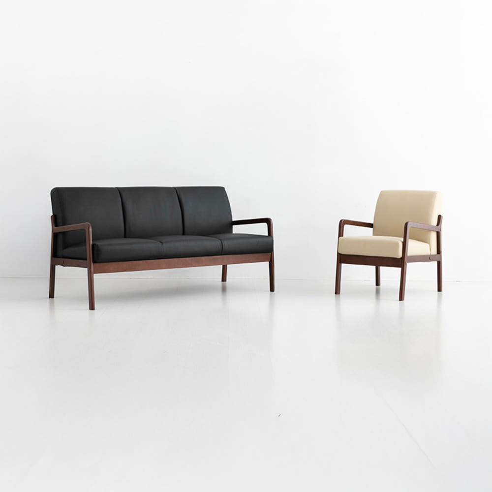 몽딜 1인 소파 블랙 0584.5640, 1인용