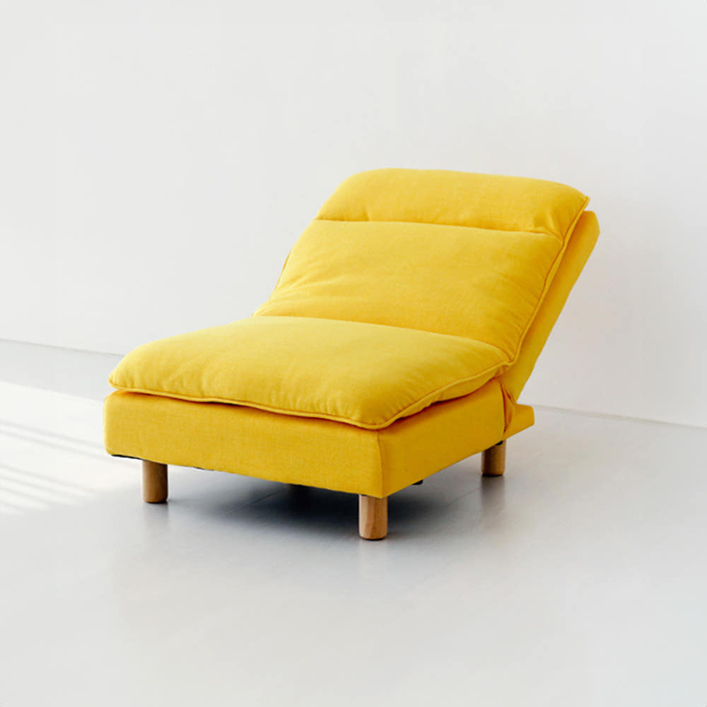 스텔라 1인 리클라이너 좌식소파 1인용, 옐로우 6214.9449