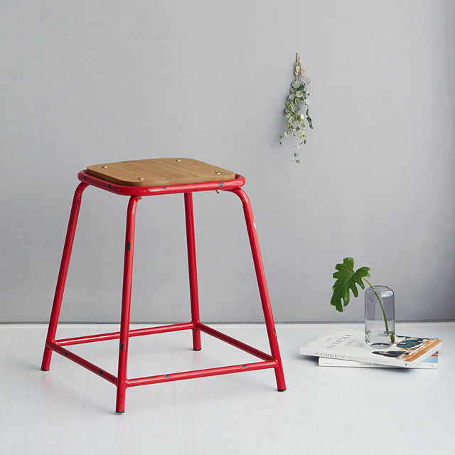 DORTGEN 빈티지스툴 버건디 2257.9713