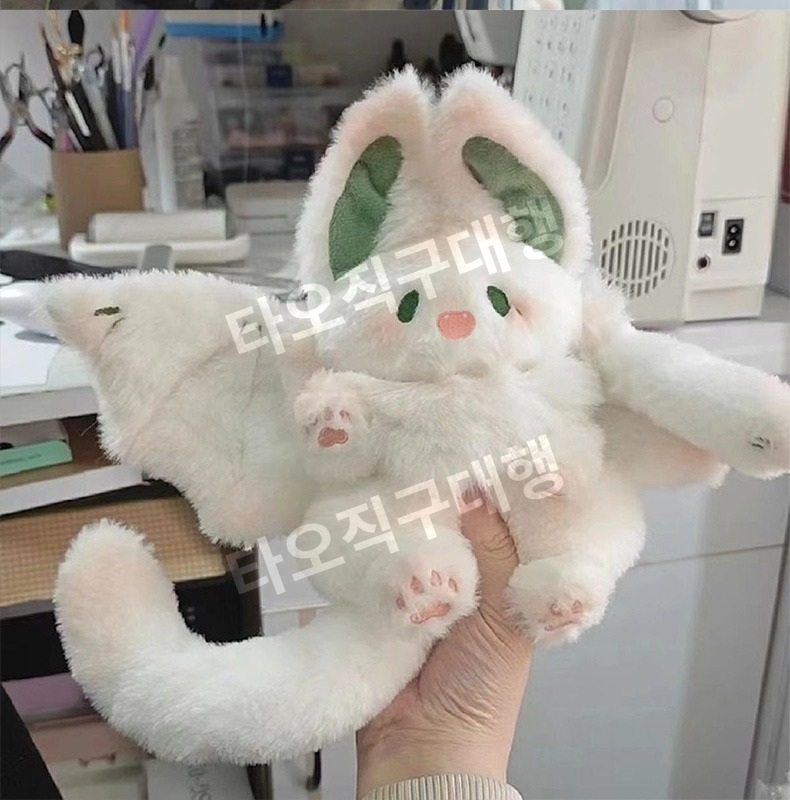 박쥐인형 토끼 애착인형 쿠션 봉제인형 귀여운 애착 소품 날개달린 날개 선물 - 상세 이미지 2