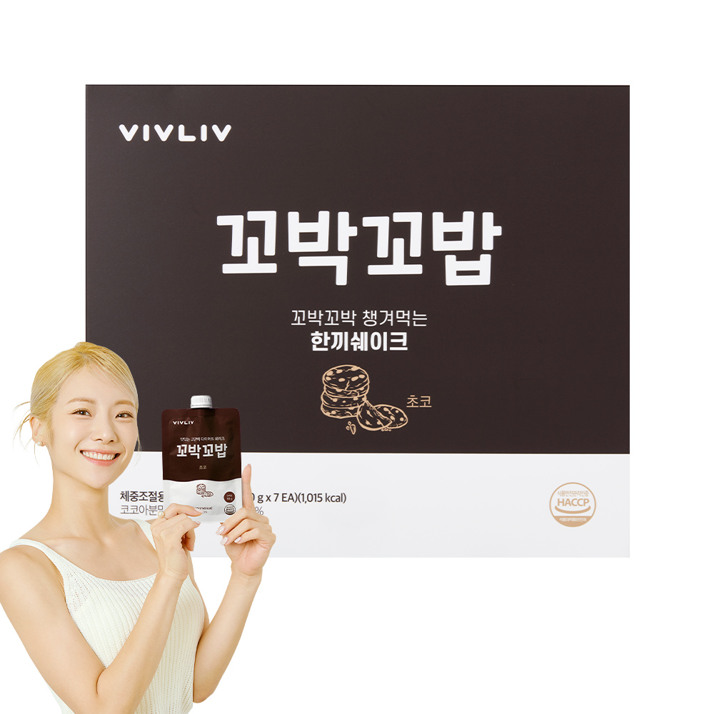 꼬박꼬밥 식사대용 단백질 쉐이크 40g 14개 10종 택2 2박스