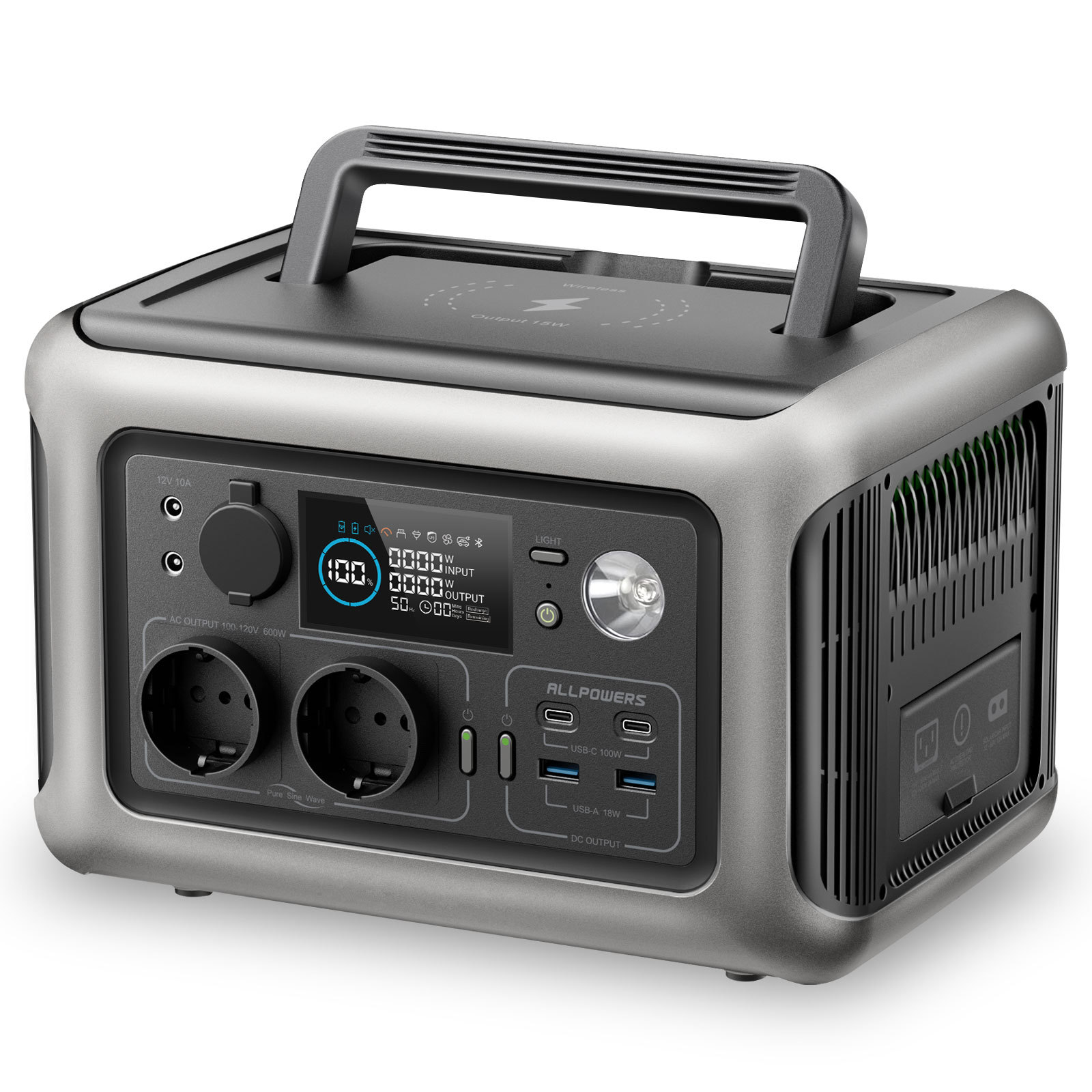 ALLPOWERS 600W 차량용 전원 600w 파워 비상용 모바일 고출력 캠핑용 유럽규격 220V 이미지 6