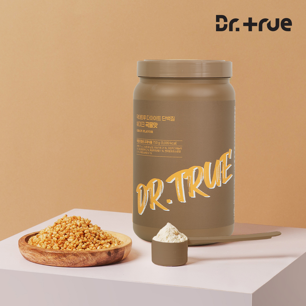 닥터트루 산양유 초유 단백질 쉐이크 곡물맛, 750g, 1개 - 상품 이미지