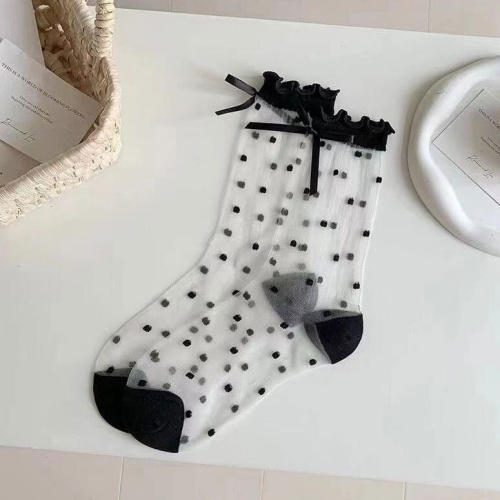 샌들양말코디 다리얇아보이는 안흘러내리는 양말 여름 치마 시스루 이미지 8
