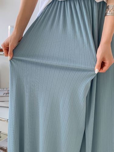 폼나나 Pomnana 오버핏 와이드 긴바지 찰랑훌 데일리 편한 팬츠 - 상세 이미지 3