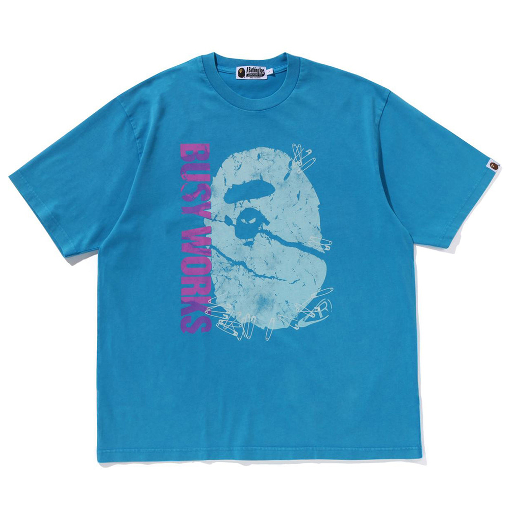 베이프 반팔티 GARMENT DYE RELAXED FIT TEE 1L30-109-350 - 상세 이미지 3