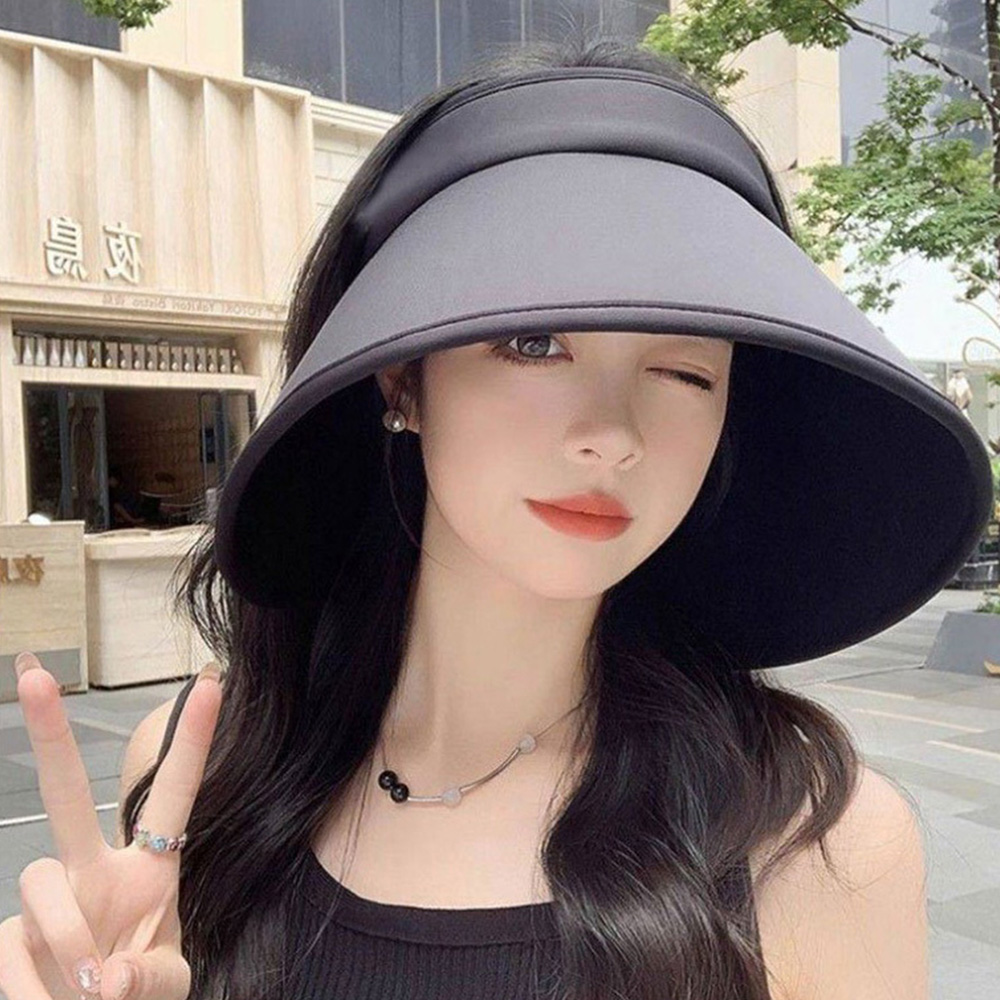 360도 와이드 썬캡 돌돌이 챙넓은 모자 햇빛가리개 - 상품 이미지