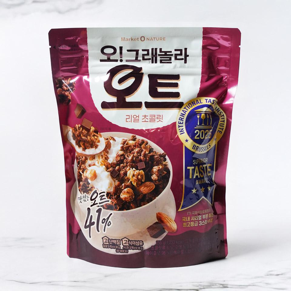 메가마트 오리온 오그래놀라 오트 리얼초콜릿 255G
