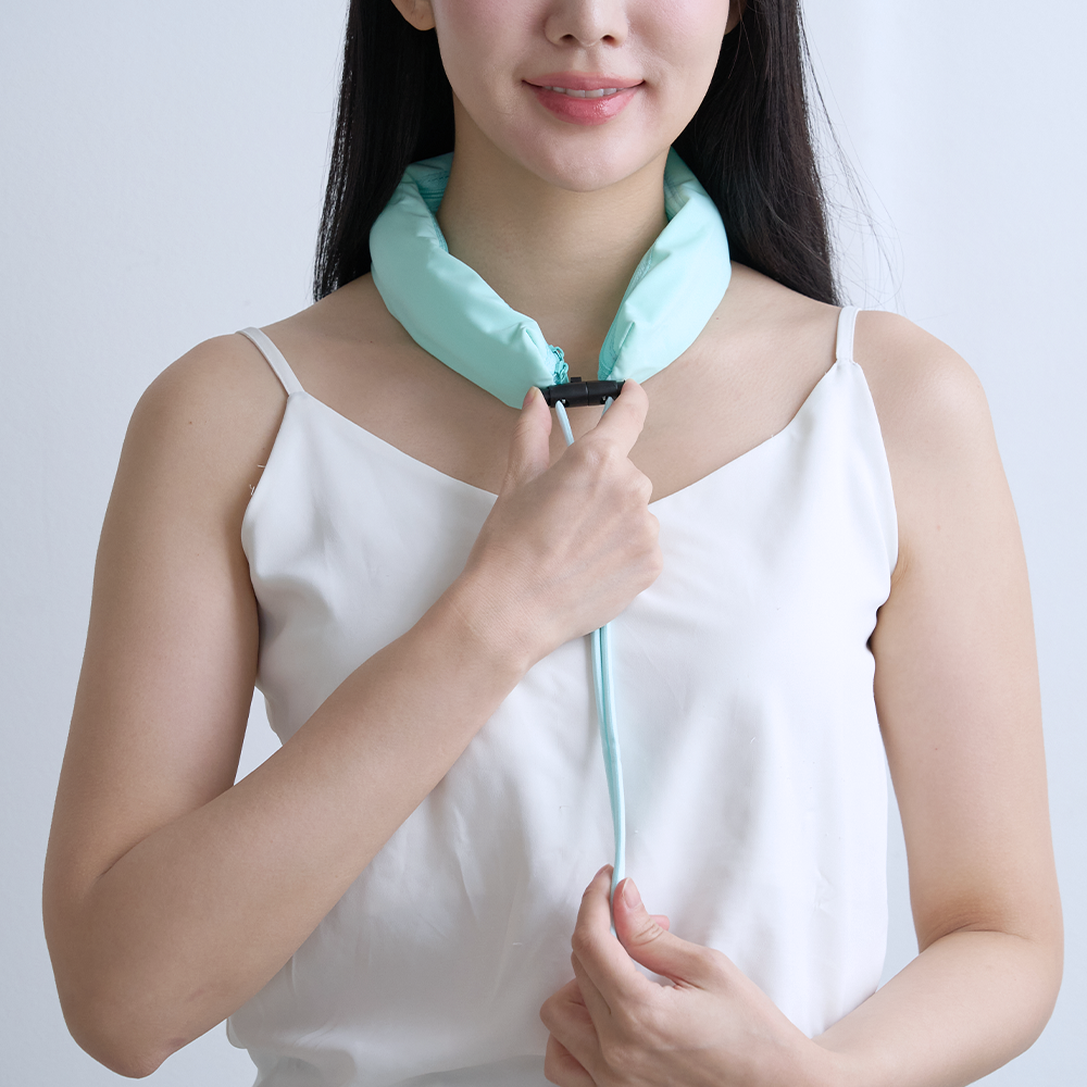 힐링팩토리 쿨민트 나인 넥쿨러 쿨 스카프 쿨링 아이스 넥밴드 여름 골프 얼음 목걸이 민트 이미지 6