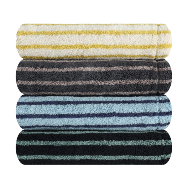 송월타올 스트라이프 솔리드66g 고리 핸드타월 30수 코마사