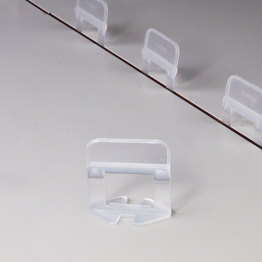 공구하자 타일수평작업 바닥시공 타일평탄 평탄클립 0.35mm 100개입 - 메인 이미지