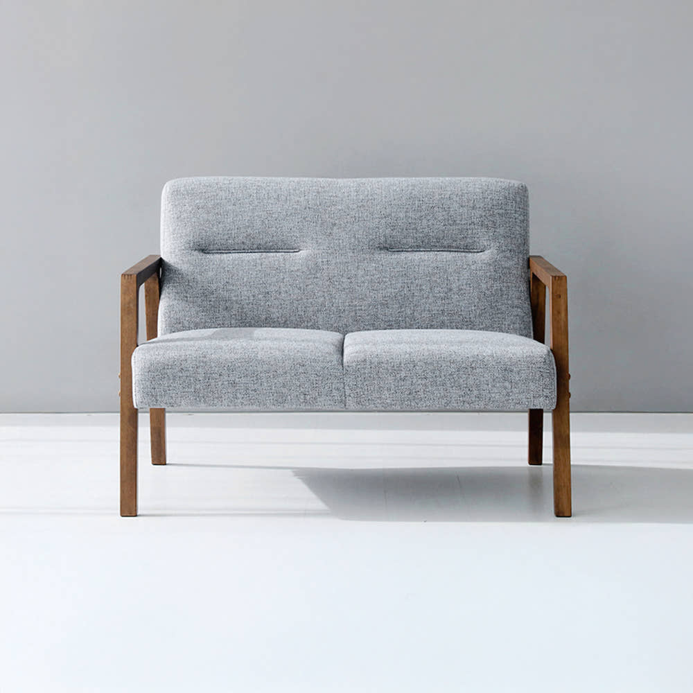 COOKY 패브릭 소파 2인 그레이 8399.0951, 2인용