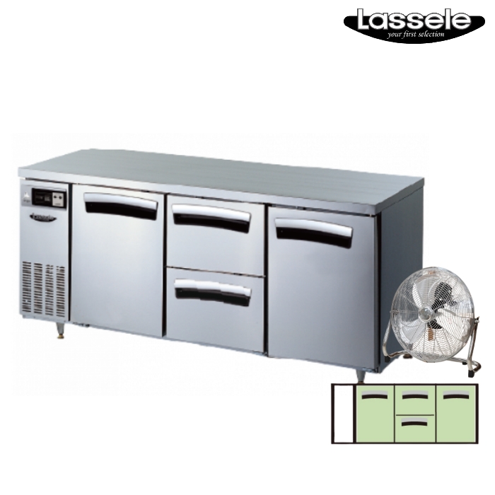 라셀르 서랍식냉장테이블 우유냉장고 식재료보관 테이블냉장고 1800