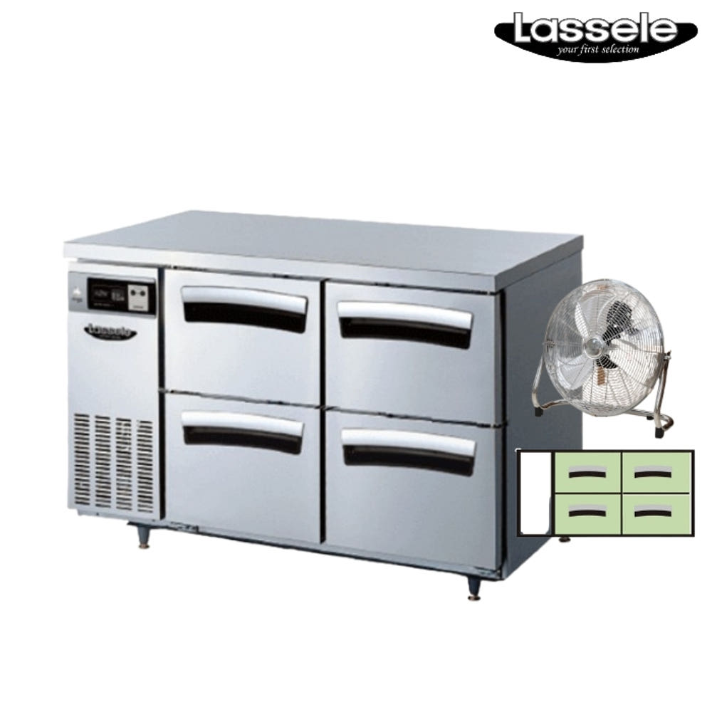 4구 서랍냉장고 카페 우유보관 1200 테이블냉장고 290L : 신일N위시웨이