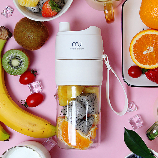 [THE MU] 무선 믹서기 텀블러 휴대용 미니 믹서 블렌더 단백질 쉐이크 쥬스 MU-SF005MT