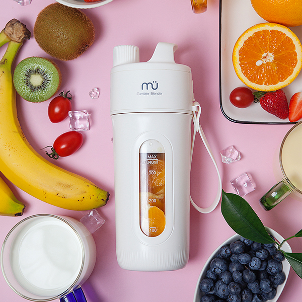 [THE MU] 무선 믹서기 텀블러 휴대용 미니 믹서 블렌더 단백질 쉐이크 쥬스 MU-SF001MT