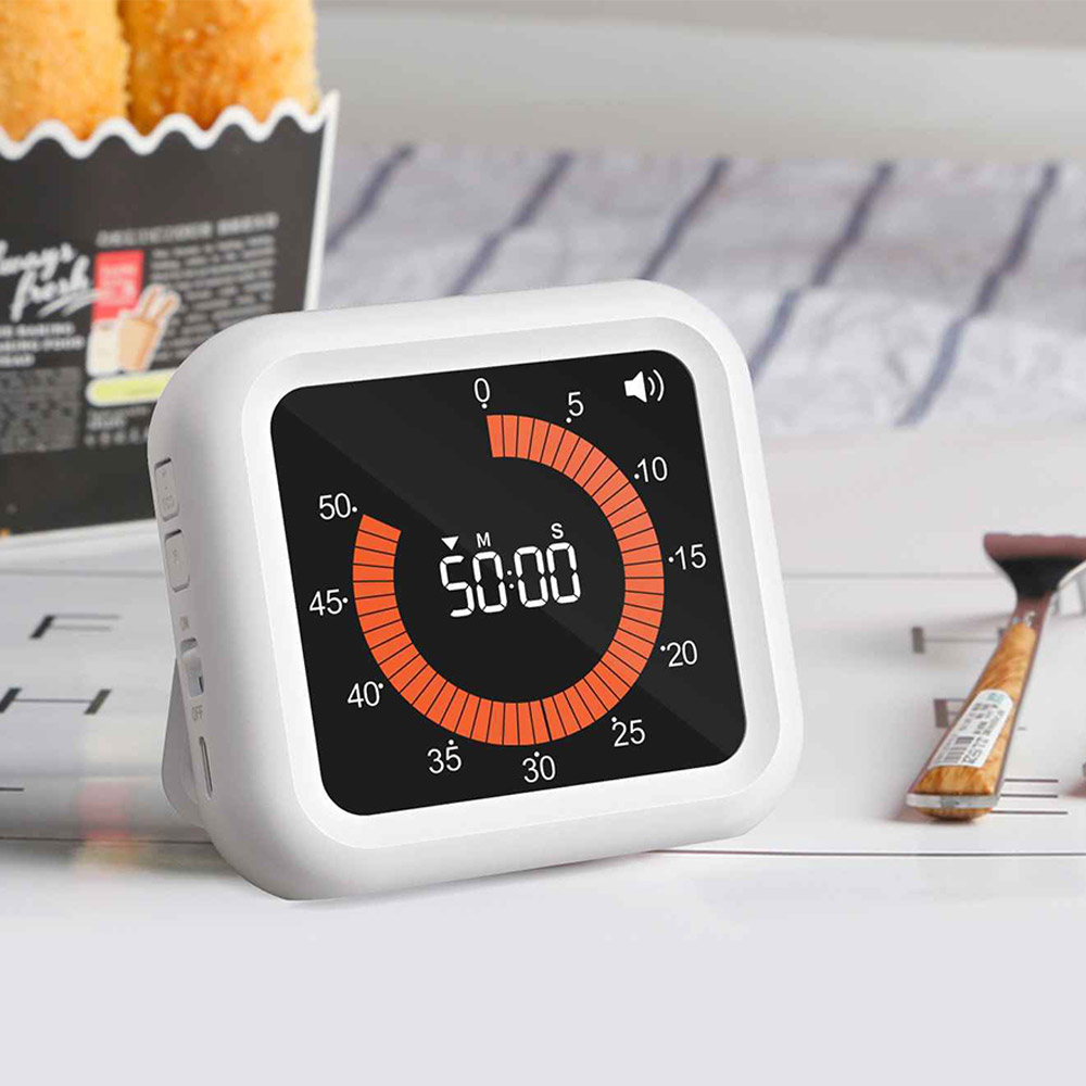디지털 타이머 뽀모도로타이머 구글 타임 주방 요리 시계 공부 무소음 알람