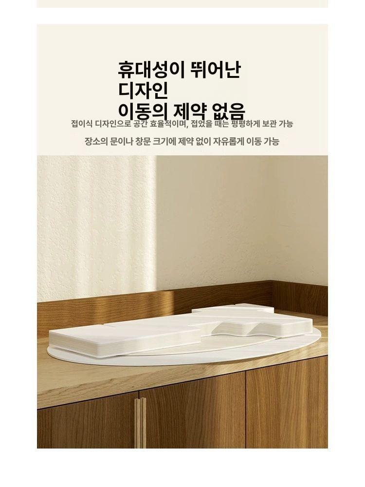 다용도 종이 전시 책상 데스크 사무실 접이식 사무용 칸막이 모션 세트 화이트 - 상세 이미지 3