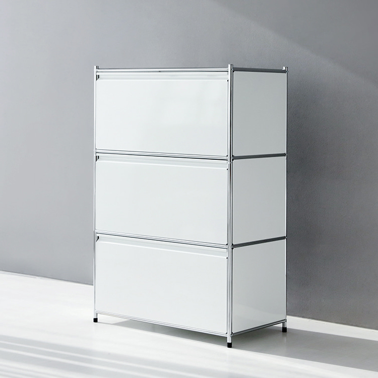 심플리 수납장 SG431 770x400x1200mm, 3단, 화이트 4884.5789 - 상세 이미지 4